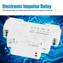 Impulse Relay, GRM8-01 Electronic Impulse Relay, Current Surge Relay, Storage Relay, AC/DC12-240V