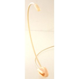 Ultra Lightweight Beige Unidirectional Headset Microphone for Shure Wireless Transmitters_Adjustable Left/Right Boom