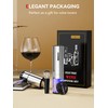 Rechargeable Electric Wine Gift Set - Aerator, Vacuum Stoppers, Foil