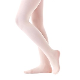 Feisract Girl's Women's Ballet Dance Tights Footed, Ultra Soft Pro Hold Stretch Footed Tight