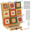 Crochet Blocking Board and Pins Large, Wooden Granny Square Blocking