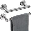Brushed Nickel Bathroom Hardware Set 2 Pieces SUS304 Stainless Steel Round Wall Mounted Set Including Hand Towel Holder, Towel Bar,Bathroom Accessories Kit