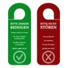 Door Sign Hotel Bitte nicht stören Door Pendant on Both