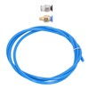 5PCS PTFE Tubes with 20PCS Pneumatic Fittings PC4‑M6 PC4‑M10 for