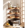 BATODA Acacia Wood Corner Floating Shelves 17" x 12"– Corner