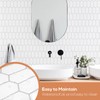 Vamos Tile Upgraded Thicker Design Peel and Stick Backsplash Tile,