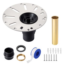Freestanding Bathtub Drain Rough-in kit, Freestanding Bathtub Drain Kit with Brass Tailpiece and PVC Connection Adapter, Suitable for Freestanding Bathtubs, Island Bathtubs and Floor-Standing Bathtubs