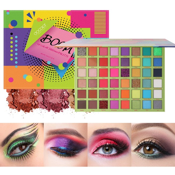 Boom Eyeshadow Palette Docolor 48 Color Eye Shadow High Pigmented