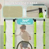 Qaba 4.6FT Trampoline for Kids with Safety Enclosure Net, Mini