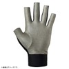 Daiwa 25DG-6825 ICEDRY UV Protection Gloves, 5-Piece Cut, Khaki, L