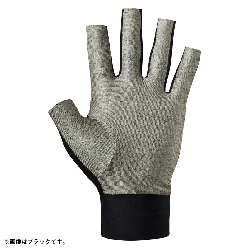 Daiwa 25DG-6825 ICEDRY UV Protection Gloves, 5-Piece Cut, Khaki, L