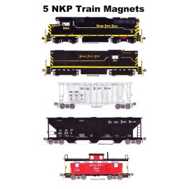 Nickel Plate Road Early 1960s Freight Train 5 magnets Andy Fletcher