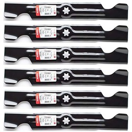 6PK Oregon 198-086 Blades for 50" MTD Cub Cadet Troy-Bilt 742-04053, 942-04053, 742-04056, 942-04056