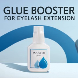 SKY Eyelash Glue Enhancer | Amplifier Booster | Glue Enhancer for Eyelash Extension | Increases Adhesion of False Eyelashes | (15 ml) (Sky Booster Pure)