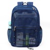 TINYAT Heavy Duty Mesh Backpack for Women Men See Through
