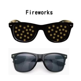 XII WANG YE Smile Effect Diffraction Glasses Festival Party Rave Light Accessories Smile Sunglasses UV400 Protection