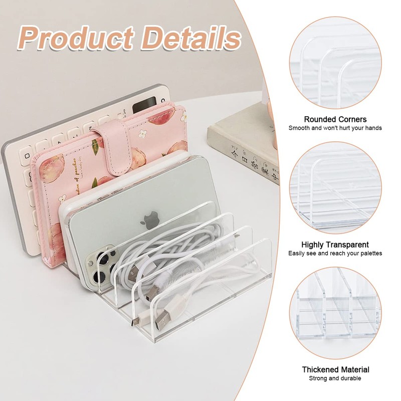 Pack of 2 Eyeshadow Organiser, Make Up Palette Organiser with