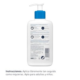 CeraVe Loción Hidratante de Rostro y Cuerpo para Piel Seca con Ácido Hialurónico 236ml