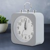 Reloj Despertador Retro Vintage Silencioso con Luz Nocturna y Diseño