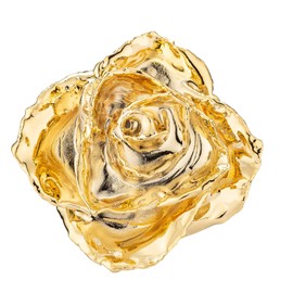 YKEBVPW Gold Brooch Pin Flower Lapel Pins for Men Rose Broaches and Suit Accessories Metal Brooches for Mens Suits Wedding Birthday Anniversary Classic Lapel Pin for Formal Wear