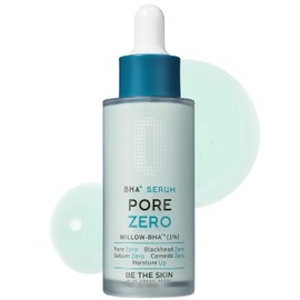 BE THE SKIN BHA+ Pore Zero Advanced Serum - AHA BHA Face Serum for Intense Pore Care and Sebum Control - Pore Minimizer for Acne Blackheads Open Pores, 1.01 fl.oz.