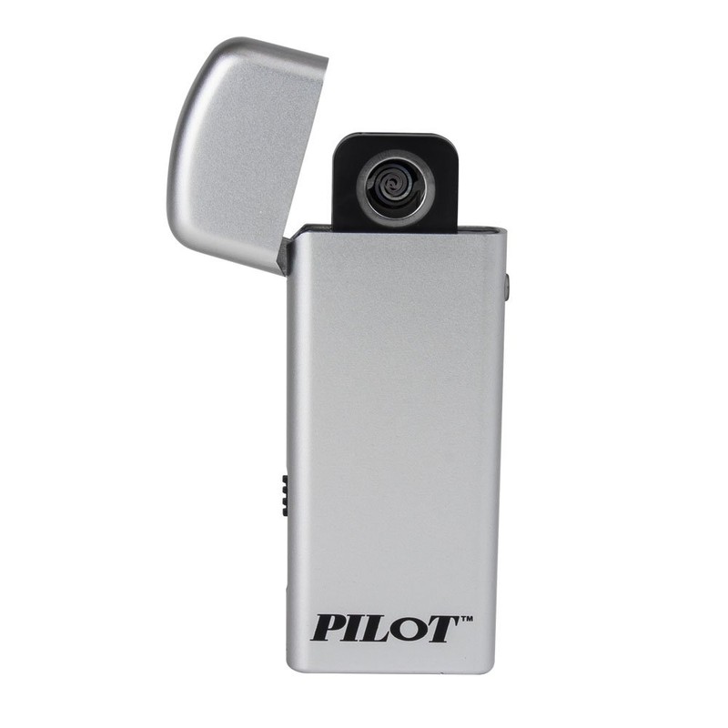 Pilot Electronics CA-8801SZ Flameless Rechargeable Elighter, Silver