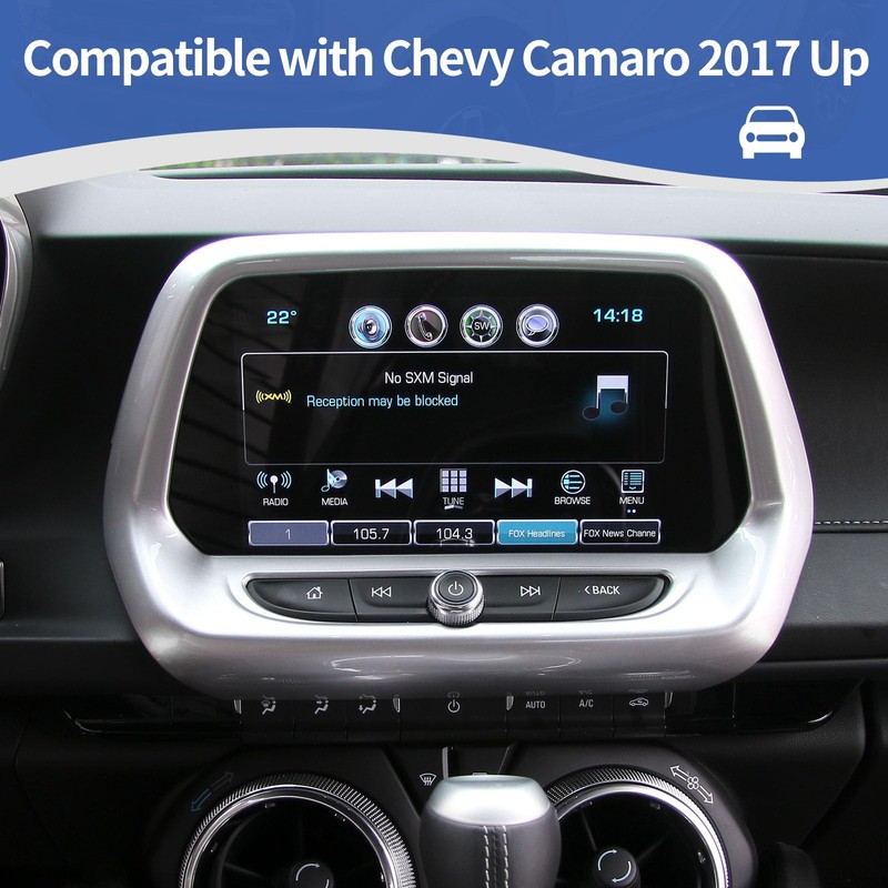 RT-TCZ for Camaro Radio 8" Display Screen Trim Cover for