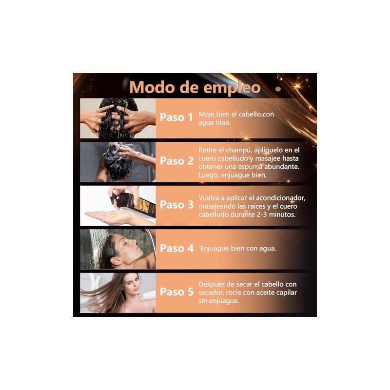 Champú Hair ShampooChampú Anticaída de Jengibre