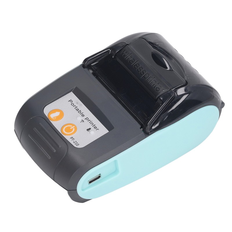 Bluetooth Thermal Printer 58mm Label Printer Pocket Printer 100‑240V for