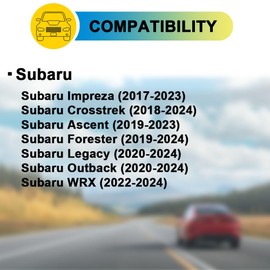 16546AA16A Engine Air Filter for Subaru 2020-2024 Outback Legacy, 2019-2024 Forester, 2018-2024 Impreza Crosstrek WRX, 2019-2023 Ascent