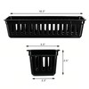 Cheeren 12 Pack Black Pen and Pencil Organizer Trays-Desktop Office