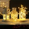 Guirnalda de Luces con Pilas,（30pcs/2m/20LED)，Blanca Cálida para Navidad/Boda/Dormitorio