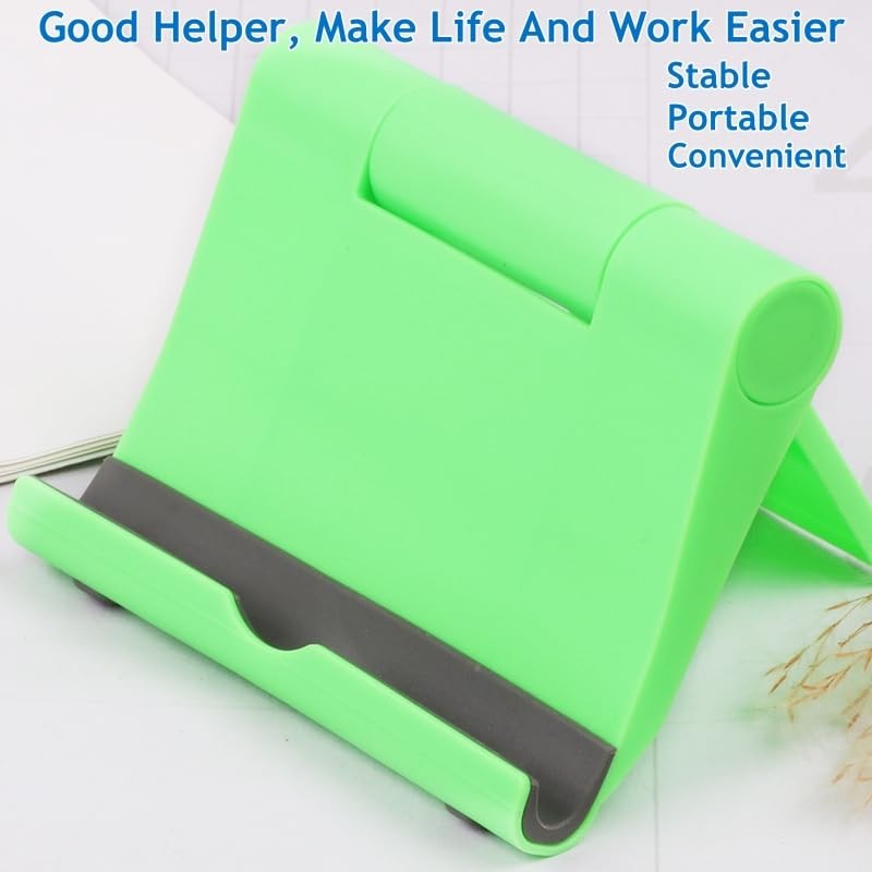 JUSDIQIR Cell Phone Stand for Desk Foldable Cell Phone Holder