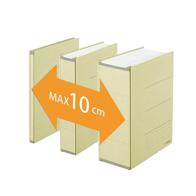 PLUS Japan, Zero Max Expandable File in Beige, 1er Pack