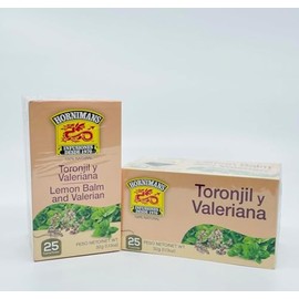 Hornimans Tea Toronjil y Valerian Lemon Balm and Valerian 50 Tea Bags (Pack of 2)