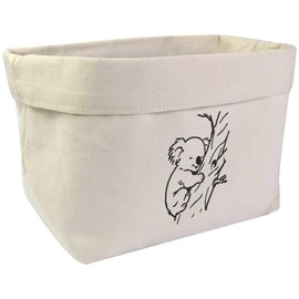Large 'Koala Napping In Tree' Canvas Organiser/Storage Bag (OR00031188)