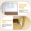SEAYNFESH Bed Canopy Frame Queen Size,Stainless Steel Bed Post Poles