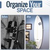 StoreYourBoard Floating Surfboard Wall Mount, Clear Acrylic Surf Board Display,