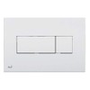 Toilet Flush Plate White 370 ALCA