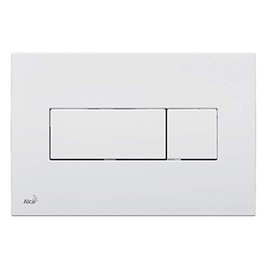 Toilet Flush Plate White 370 ALCA