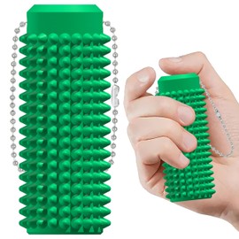 Vatonezich Little Ouchies Fidget - Pocket-Sized Stim Keychain with Spiky Grippie Design, Anxiety & Stress Relief Sensory Toy for Adults, Unique Gifts for Friends & Family (Green)