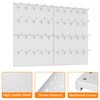 TORACK Metal Pegboard Panels and Hooks for Garage, Workbench, Shop,