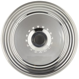 Crealys Easy Golden Splash Guard Lid Stainless Steel 32 x 32 x 3 cm