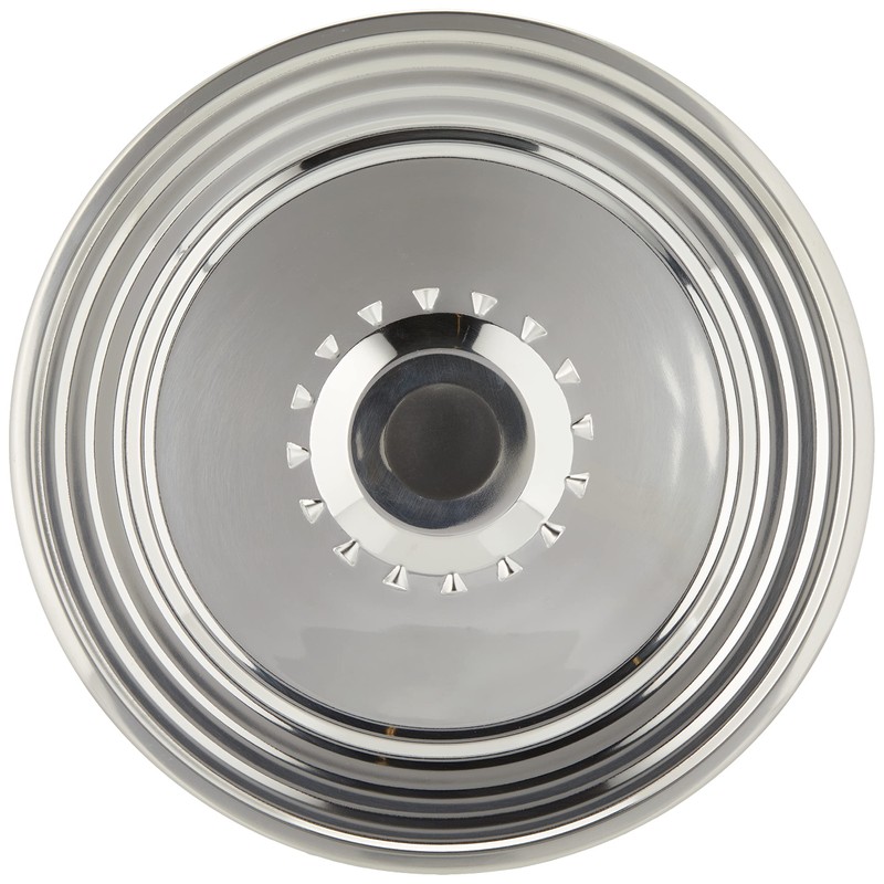 Crealys Easy Golden Splash Guard Lid Stainless Steel 32 x