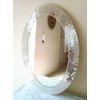 REDODECO 3500Pcs Real Glass Silver Mirrors Mosaic Tiles Sticker for