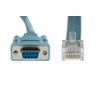 CablesAndKits Cisco Compatible DB9 to RJ45 Console Cable, 6ft, RS232