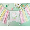 Some Bunny Is One High Chair Banner - Easter Rabbit