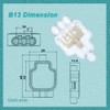 Waterproof Wire Connectors Quick Inserted IP68 Moisture Guard Weatherproof Single-core