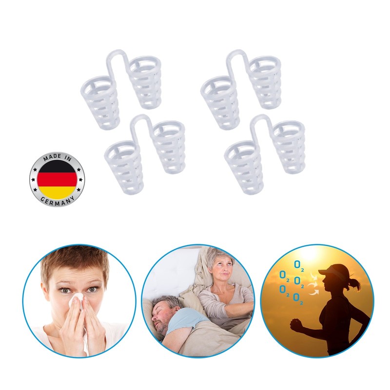 Snoring Spiral, Pack of 4, Snoring Stopper, Snoring Cones, Alternative