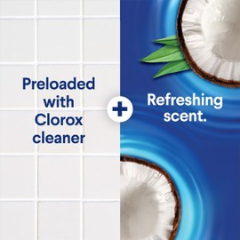 CLOROX Scentiva ToiletWand Refills, Coconut and Waterlily, 10 Count